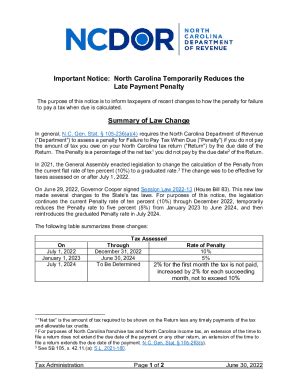 Note If your sales and use tax filing frequency changed effective October 1, 2022, you may see an incorrect period for your September return online. . Www ncdor gov notices